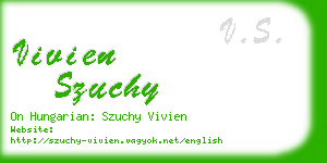 vivien szuchy business card